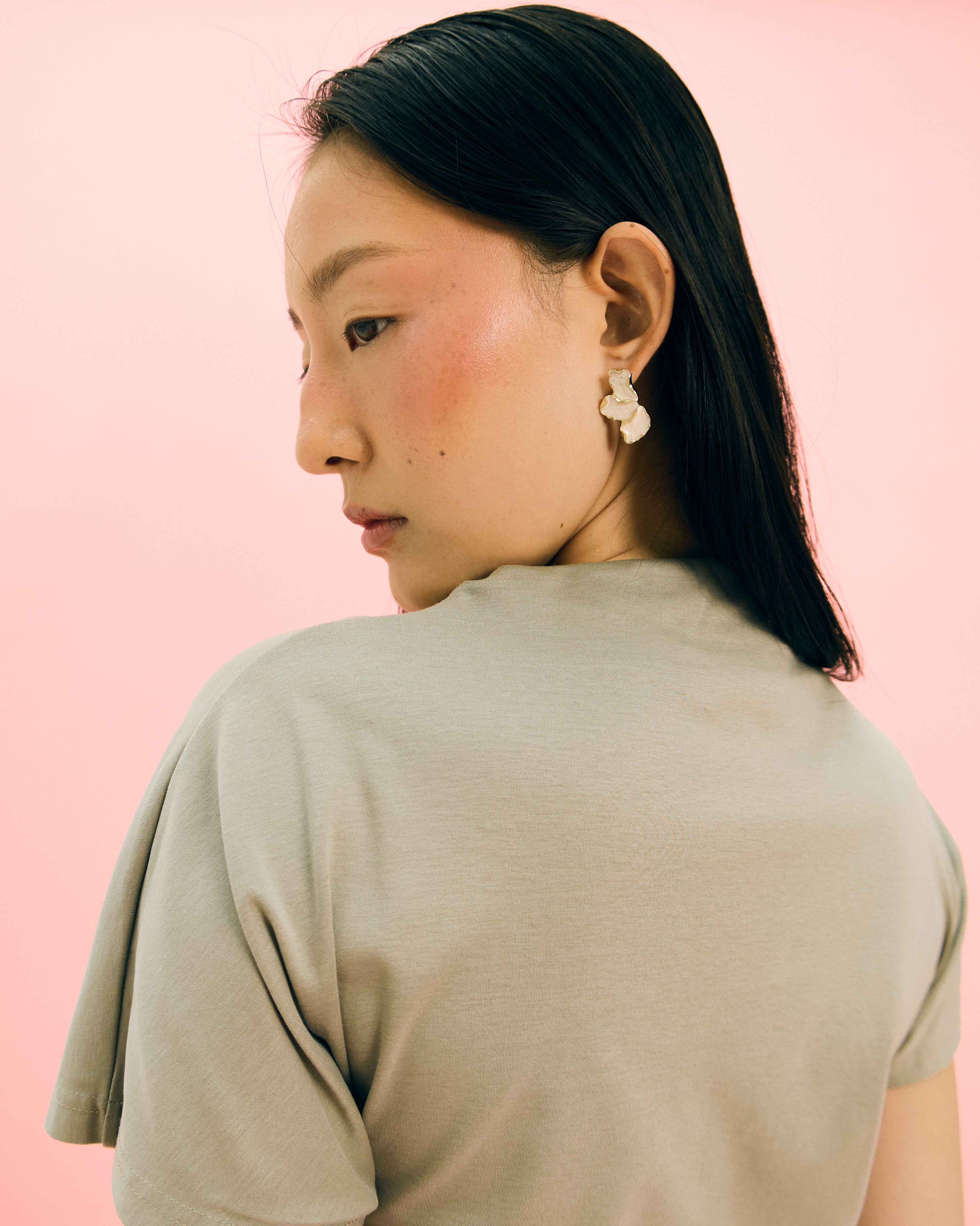 Dry Sage Mira Mock Tee