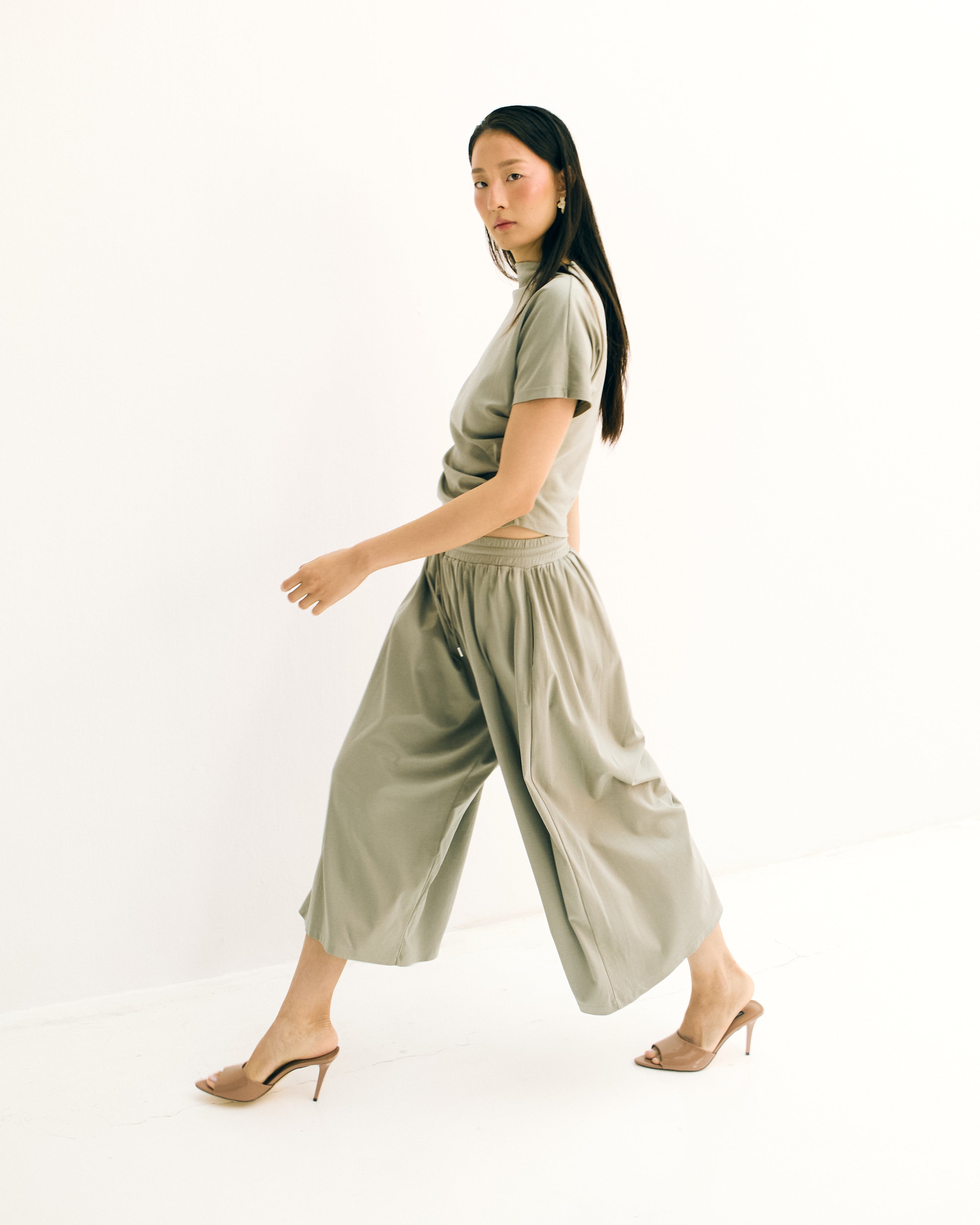 Dry Sage Mira Wide Pants